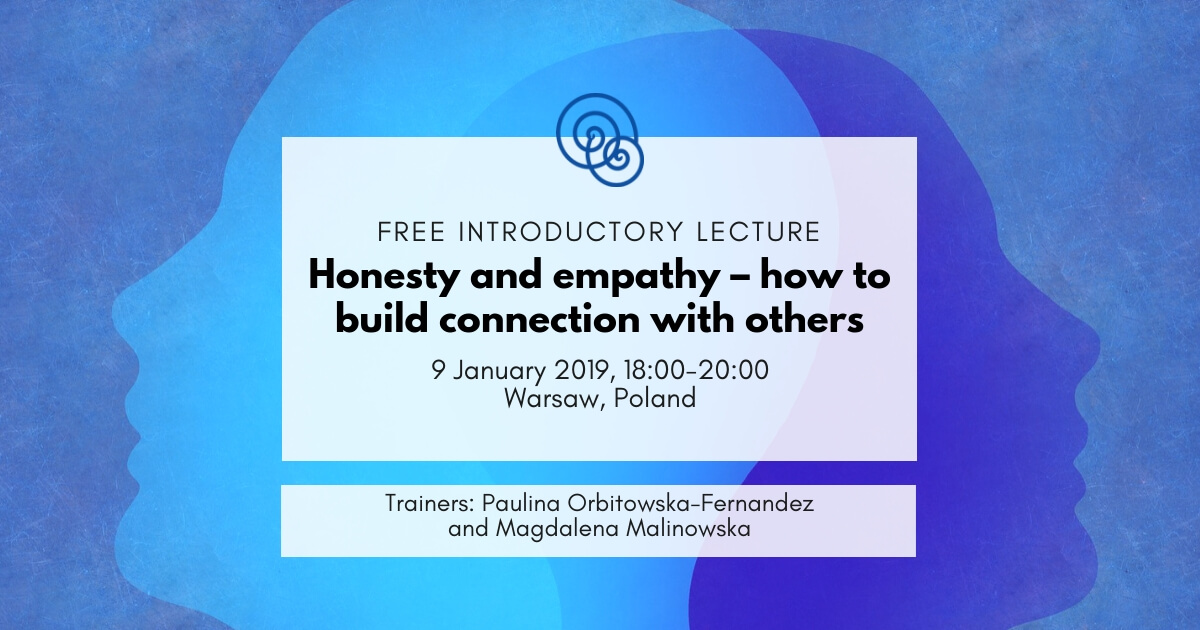 Introductory lecture Honesty and empathy – how to build connection with others Empathic Way Europe