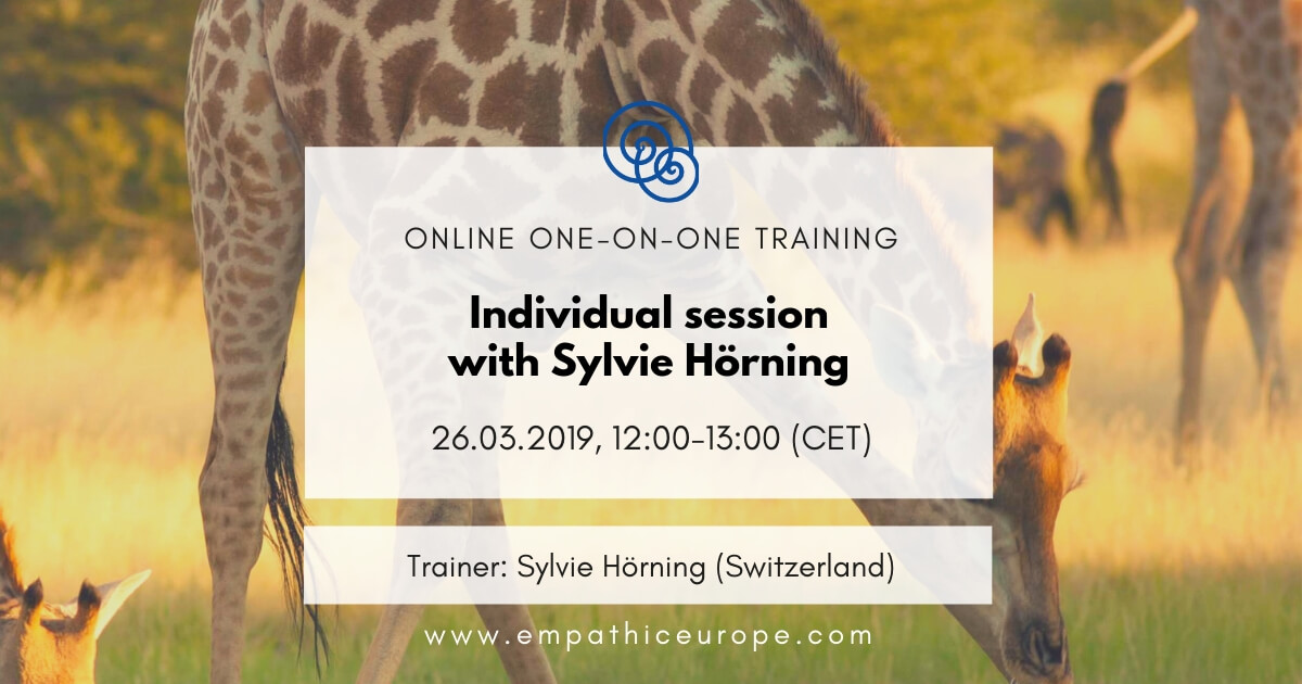 Individual session with Sylvie Hörning