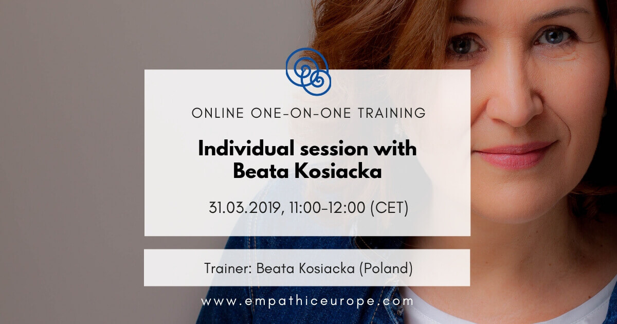 Individual session with Beata Kosiacka Empathic Way Europe