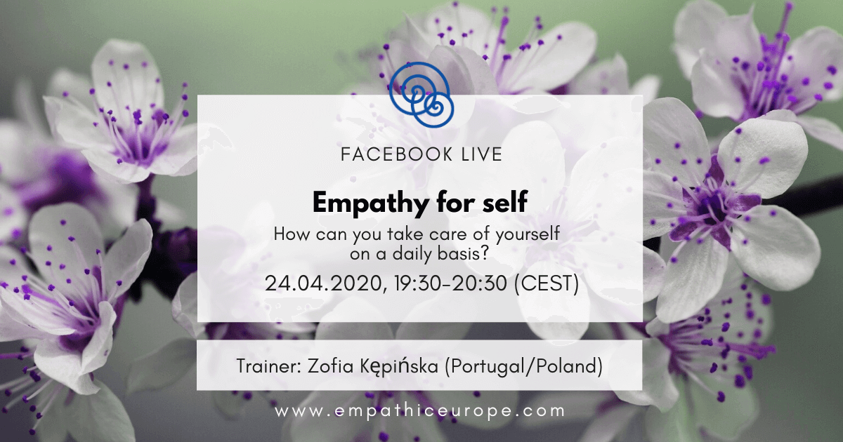 Empathy for self. How can you take care of yourself on a daily basis?