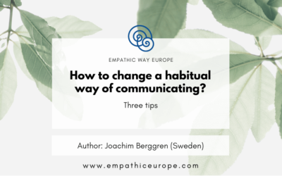 How to change a habitual way of communicating?