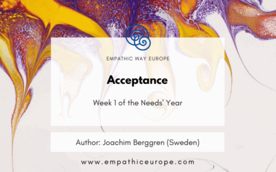 Acceptance – The Needs’ Year (Week 1)
