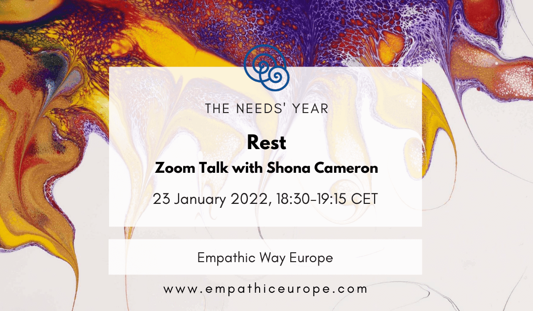 Rest – Zoom Talk with Shona Cameron
