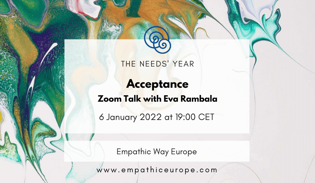 Acceptance – Zoom Talk with Eva Rambala