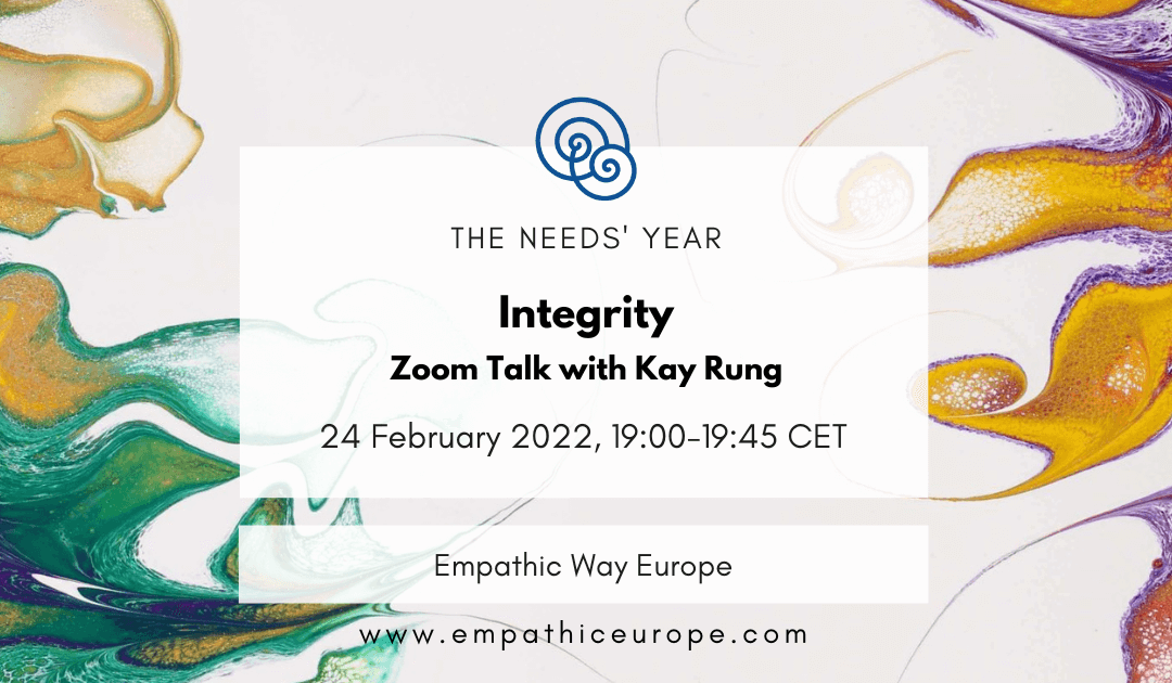 Integrity – Zoom Talk with Kay Rung