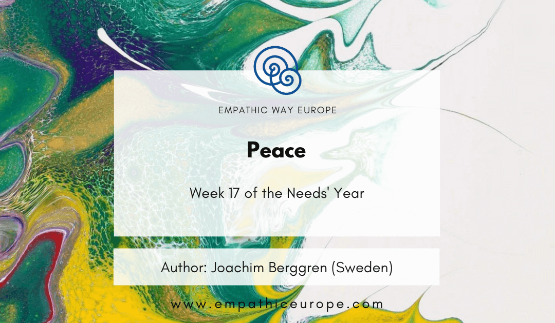 17 The need for Peace Blog Empathic Way Europe