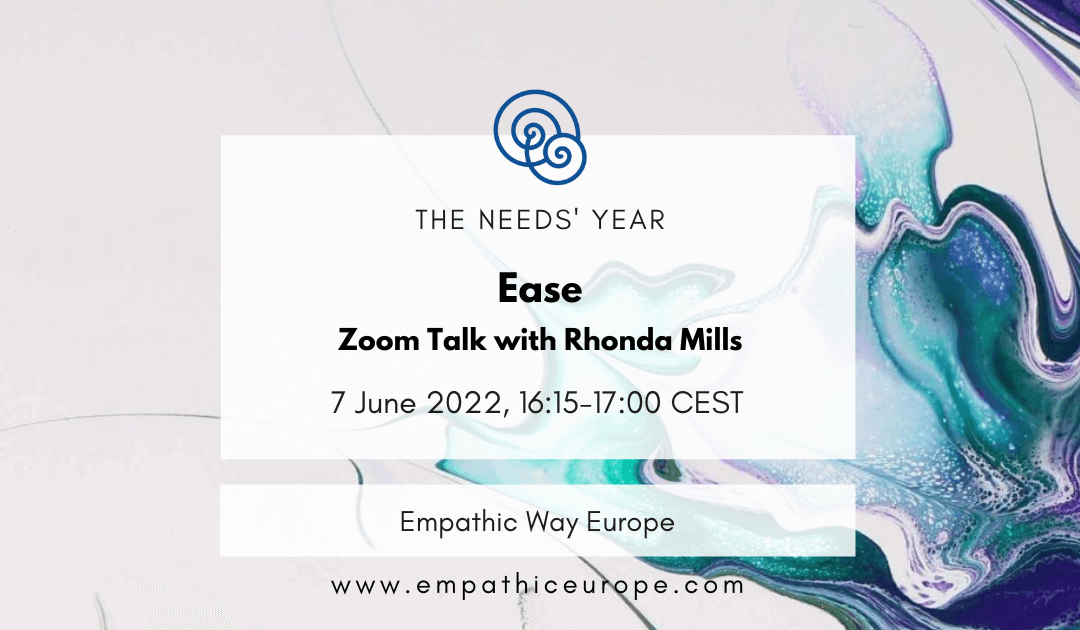 Ease – Zoom Talk with Rhonda Mills