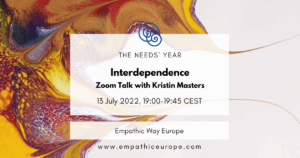 27 interdependence zoom talk with Kristin Masters the needs year empathic way europe