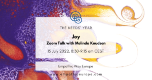 28 joy zoom talk with Melinda Knudsen the needs year empathic way europe
