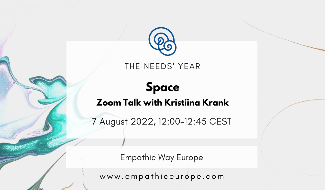 Space – Zoom Talk with Kristiina Krank