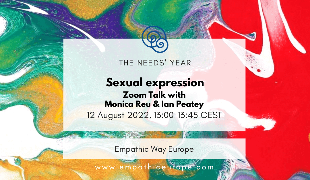 Sexual expression – Zoom Talk with Monica Reu & Ian Peatey