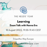 33 learning zoom talk with Hanna Era the needs year empathic way europe
