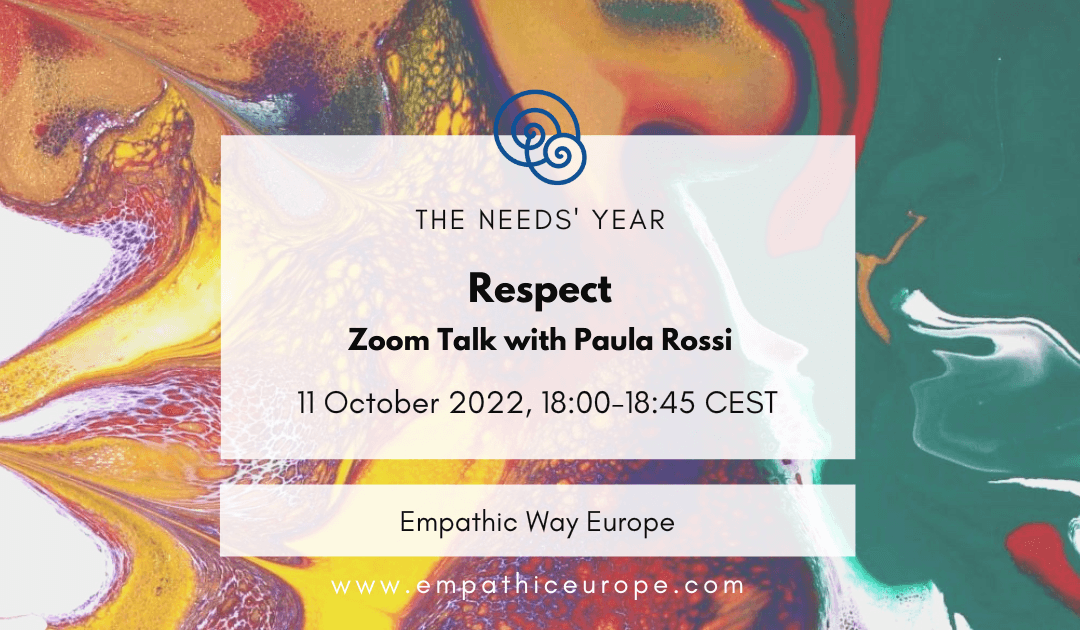 Respect – Zoom Talk with Paula Rossi