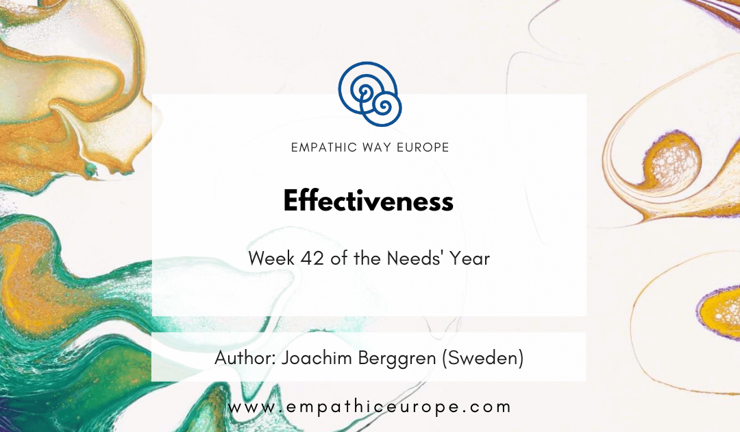 Effectiveness – The Needs’ Year (Week 42)