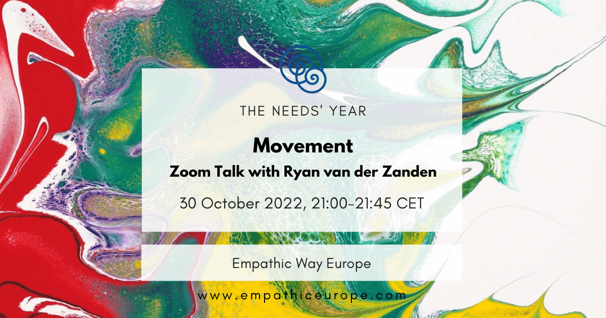 43 movement zoom talk with Ryan van der Zanden the needs year empathic way europe