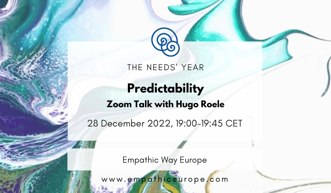 Predictability – Zoom Talk with Hugo Roele