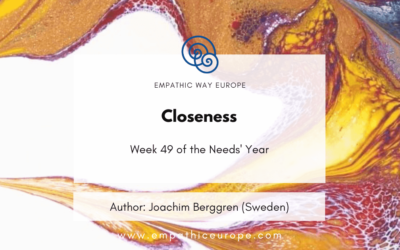 Closeness – The Needs’ Year (Week 49)