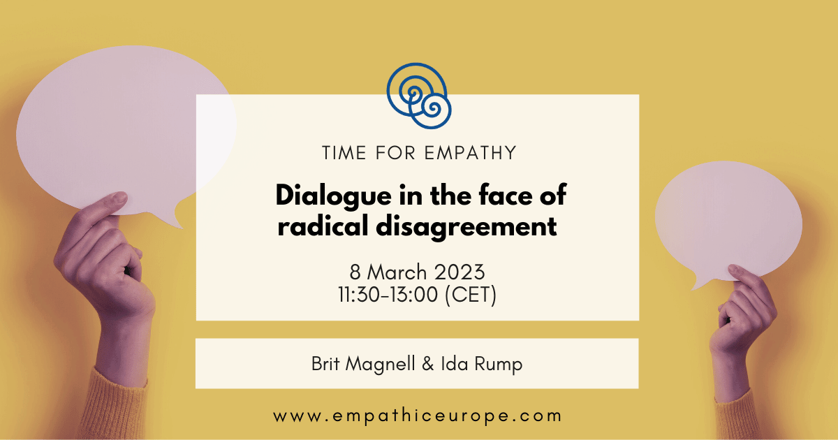 Brit Magnell and Ida Rump – Dialogue in the face of radical disagreement