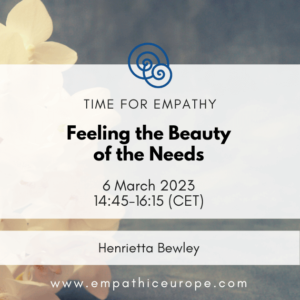 Henrietta Bewley Feeling the Beauty of the needs