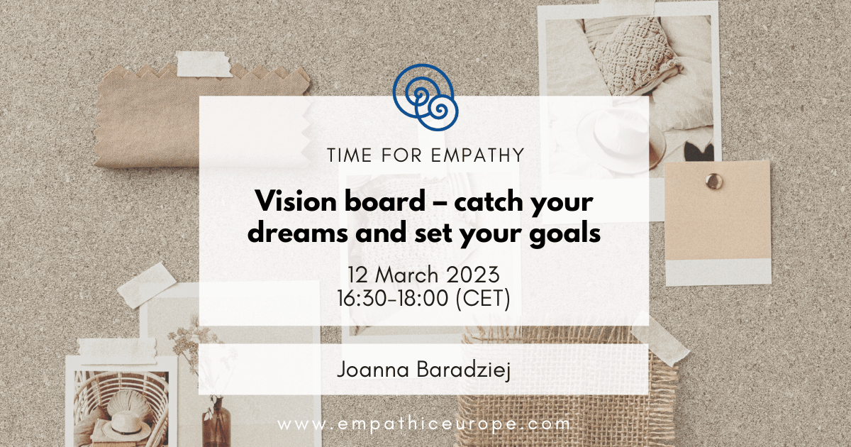 Joanna Baradziej Vision board – catch your dreams and set your goals