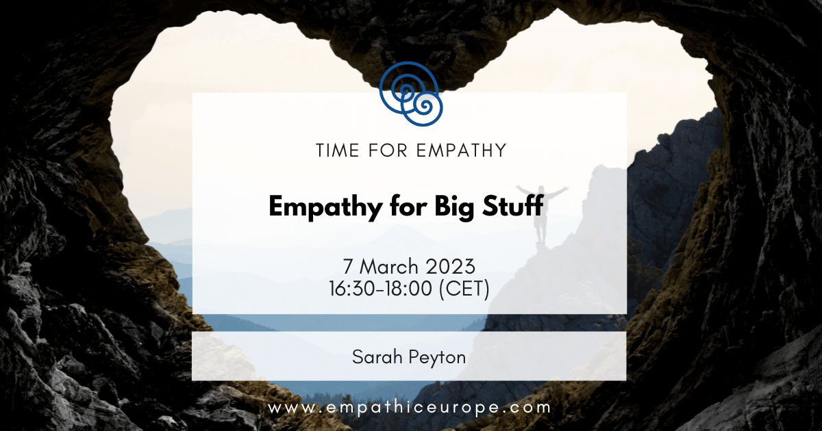 Sarah Peyton – Empathy for the “Big Stuff”