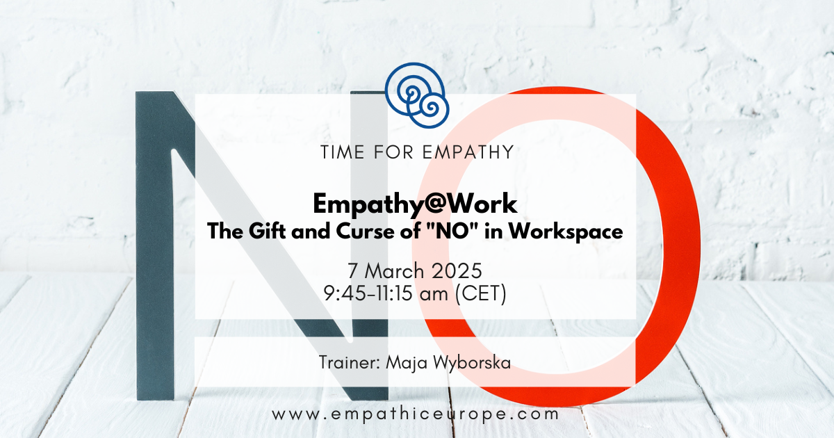 The gift and curse of "NO" in workspace – Maja Wyborska