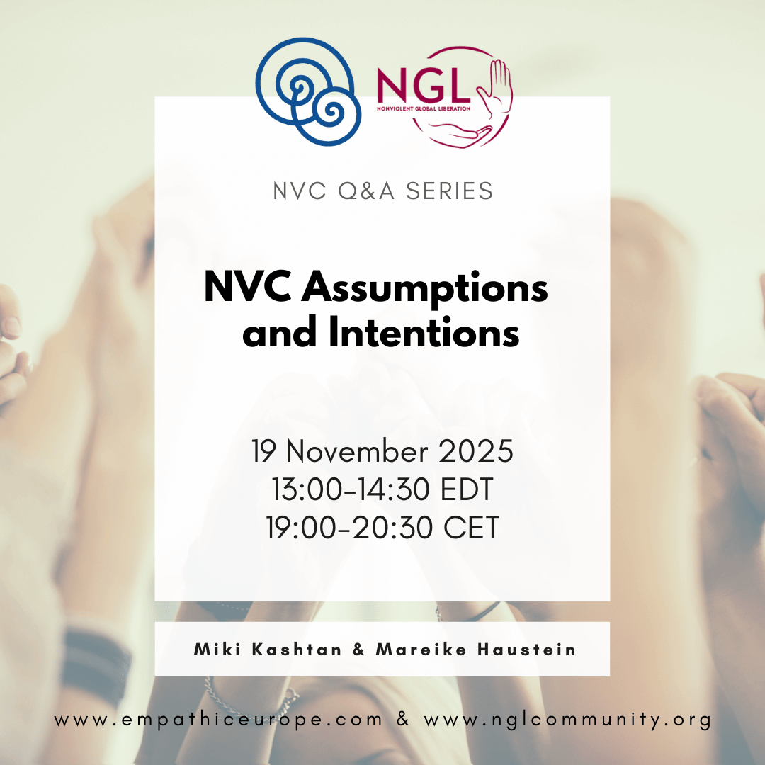 NVC-Q-and-A-Series-NVC-Assumptions-and-Intentions-Empathic-Way-Europe-Online-Miki-Kashtan NVC Q&A Series: NVC Assumptions and Intentions