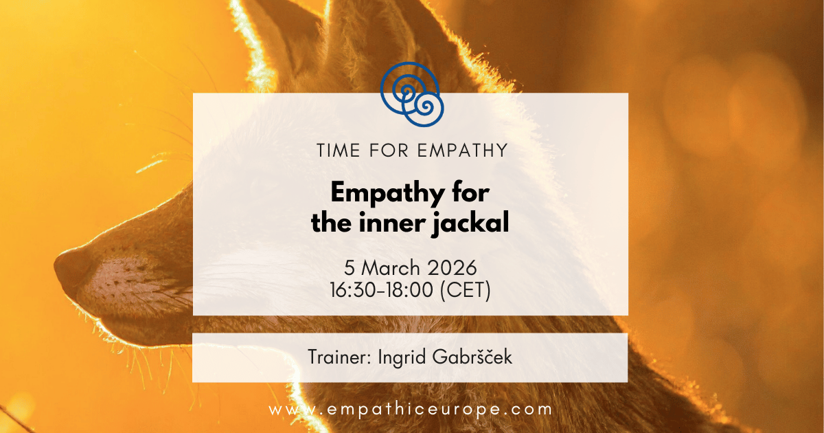 Empathy for the inner jackal – Ingrid Gabršček