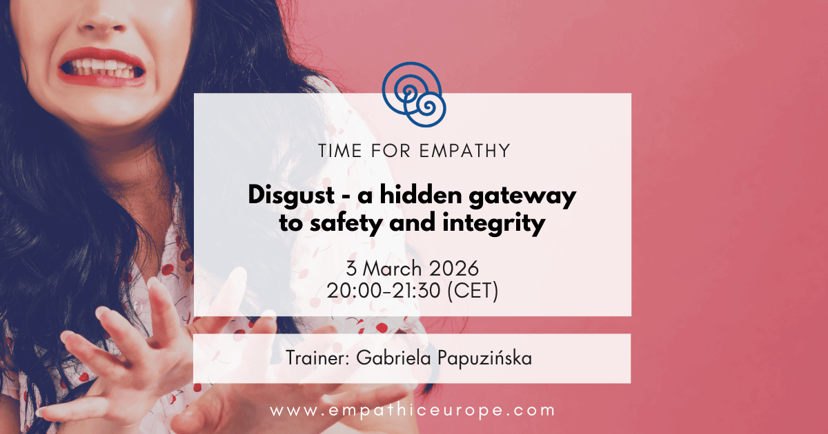 Disgust - a hidden gateway to safety and integrity – Gabriela Papuzińska