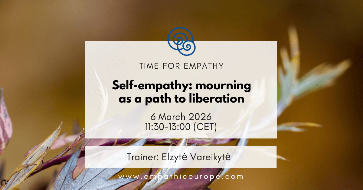 Self-empathy mourning as a path to liberation
