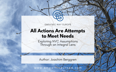 All Actions Are Attempts to Meet Needs