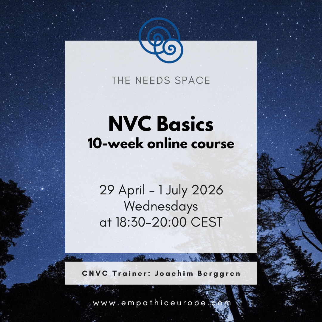 NVC-Basics-Joachim-Berggren-Needs-Space-Empathic-Way NVC Basics Online Course with Joachim Berggren