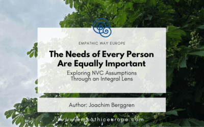 The Needs of Every Person are Equally Important