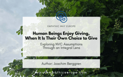 Human Beings Enjoy Giving, When It Is Their Own Choice to Give