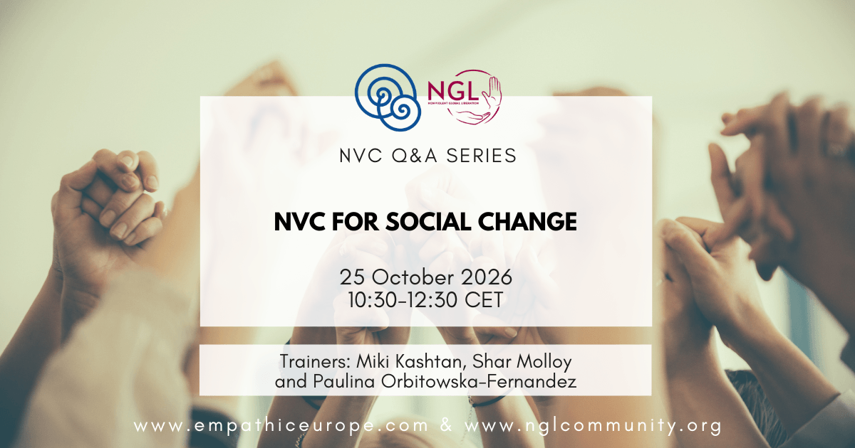 NVC Q&A Series: NVC for Social Change